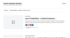 Desktop Screenshot of piano-lessons-central.com