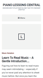Mobile Screenshot of piano-lessons-central.com